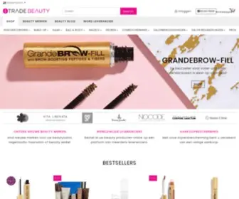 Itradebeauty.nl(Groothandel voor beauty merken) Screenshot