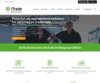 Itrade.net(ITrade Job Management Software) Screenshot