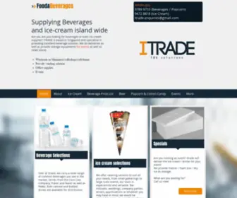 Itradesg.com(Beverage & Ice Cream Distributor In Singapore) Screenshot