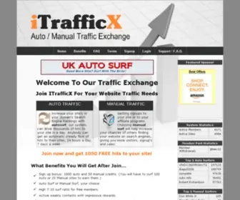 Itrafficx.com(Manual Traffic Exchange) Screenshot