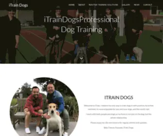 Itraindogs.com.au(ITrain Dogs) Screenshot