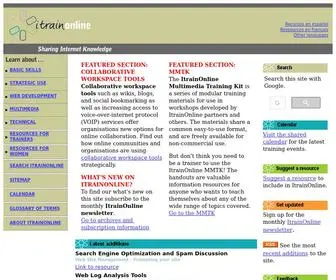 Itrainonline.org(Association for progressive communications) Screenshot
