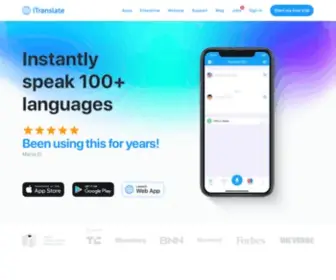 Itranslate.com(The Leading Translation and Dictionary App) Screenshot