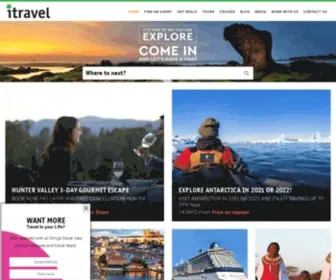 Itravel-AU.com(Australian Travel Agency) Screenshot