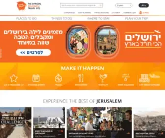 Itraveljerusalem.com(Jerusalem's Official Travel) Screenshot