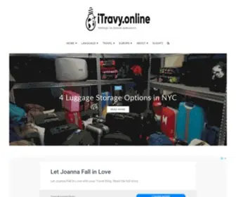 Itravy.online(Travel Blogger) Screenshot