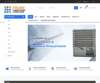 Itreliancelimited.co.uk(IT Reliance Limited Complete Solution for Hardware & Software licencing) Screenshot