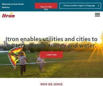 Itron.com(Home) Screenshot