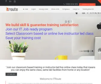 Itroute.com.au(IT Route) Screenshot