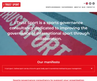 Itrustsport.com(I Trust Sports) Screenshot