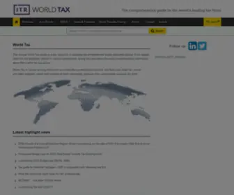 Itrworldtax.com(The ITR World Tax's financial and corporate law rankings for ITR World Tax) Screenshot
