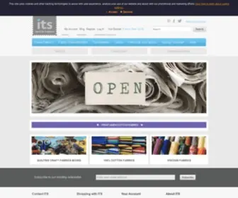 ITS-Sales.co.uk(Suppliers of Dressmaking & Craft Fabrics) Screenshot