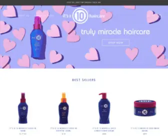 Itsa10Haircare.co.uk(It's a 10 Haircare) Screenshot