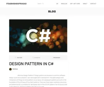 Itsabhishekprasad.com(Abhishek Prasad) Screenshot