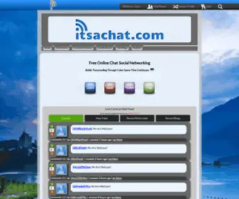 Itsachat.com(Free online Chat Rooms & Social Network) Screenshot