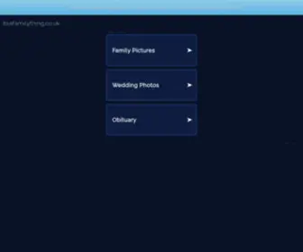 Itsafamilything.co.uk(itsafamilything) Screenshot
