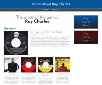 Itsallaboutray.com(It's All About Ray Charles) Screenshot