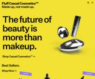 Itsallfluff.com(Fluff Casual Cosmetics™. The future of beauty) Screenshot