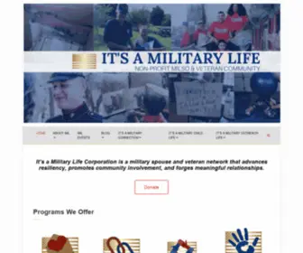 Itsamilitarylife.org(It's a Military Life) Screenshot