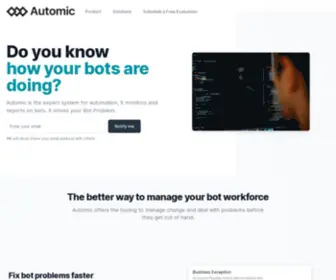 Itsautomic.com(Automic) Screenshot