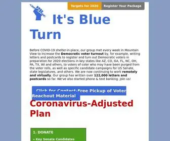 Itsblueturn.com(It's Blue Turn) Screenshot