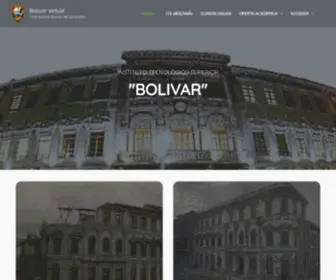 Itsbolivarvirtual.com(Una nueva forma de aprender) Screenshot
