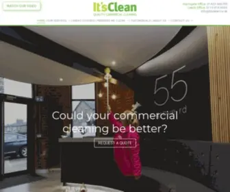 Itsclean.co.uk(Commercial cleaning company Leeds) Screenshot