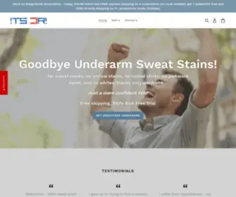 Itsdri.com(ItsDri Premium SweatProof Undershirts) Screenshot
