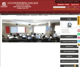 ItsecGn.edu.in(ITS Engineering College Delhi NCR Noida) Screenshot