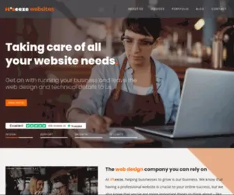 Itseeze.com(Website Design & Support For Growing Businesses) Screenshot