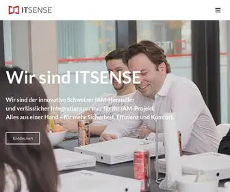 Itsense.ch(IAM Experten aus der Schweiz) Screenshot