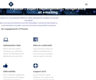 Itsense.fr(Infogérance) Screenshot