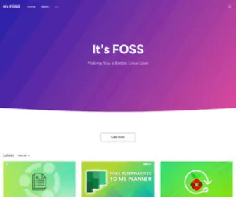 Itsfoss.com(It's FOSS) Screenshot