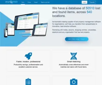 Itsfound.com.au(Leading provider of lost property management software in Australia) Screenshot