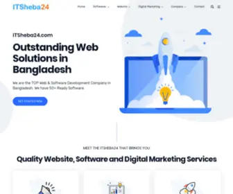 Itsheba24.com(Websie & Software Development Company in Bangladesh) Screenshot