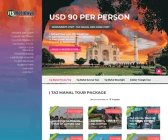 Itsholidays.in(Taj Mahal Tour Package) Screenshot