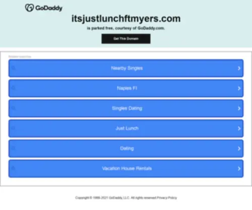 Itsjustlunchftmyers.com(The #1 Matchmaking and Dating Service) Screenshot