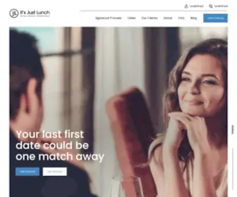 Itsjustlunchsingapore.com(Matchmaking & Dating Service) Screenshot