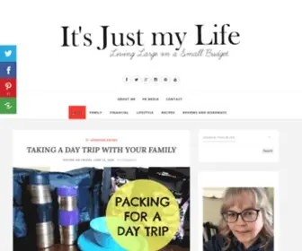 Itsjustmylife.ca(Responsive Blogger Template) Screenshot