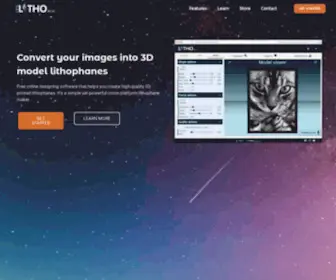Itslitho.com(Free Online Image to Lithophane Maker) Screenshot