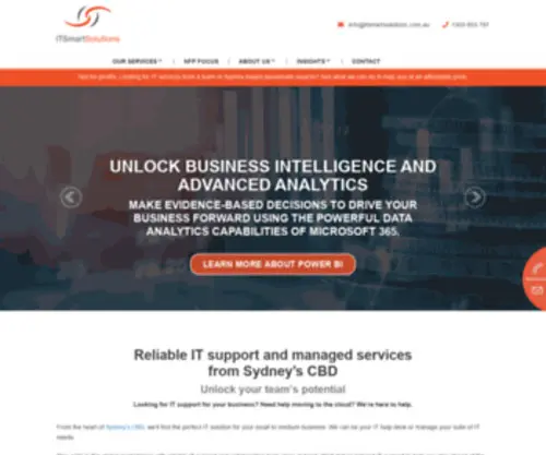 Itsmartsolutions.com.au(IT Smart Solutions) Screenshot