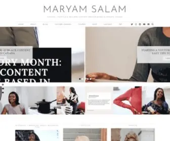 Itsmaryamsalam.com(Maryam Salam) Screenshot