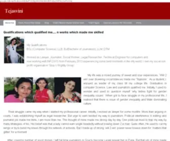 Itsmetejasvini.info( Tejasvini) Screenshot