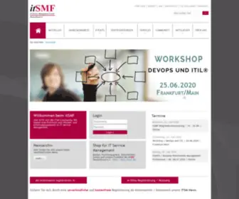 ITSMF.de(IT Service Management Forum) Screenshot