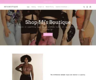 Itsmjsboutique.com(Mj's Boutique) Screenshot