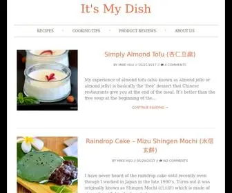 Itsmydish.com(It's My Dish) Screenshot