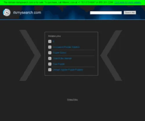 Itsmysearch.com(Personalized Search Engine and Custom) Screenshot