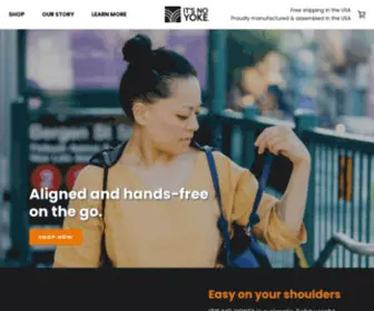 Itsnoyoke.com(Innovative yoke solution for commuters) Screenshot