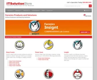 ItsolutionStore.com(Faronics Products and Solutions) Screenshot