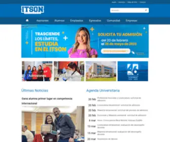Itson.mx(Instituto Tecnológico de Sonora) Screenshot